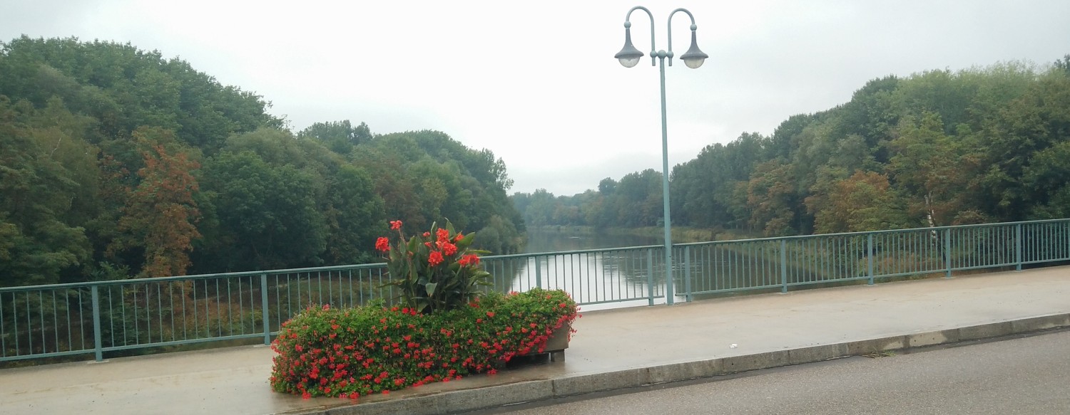 Überquerung der Donau in Dillingen an der Donau